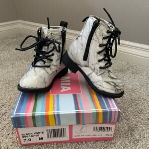 NEW MIA Toddler/Little Kid Taunya Combat Boot - Toddler Size 7M (NIB)